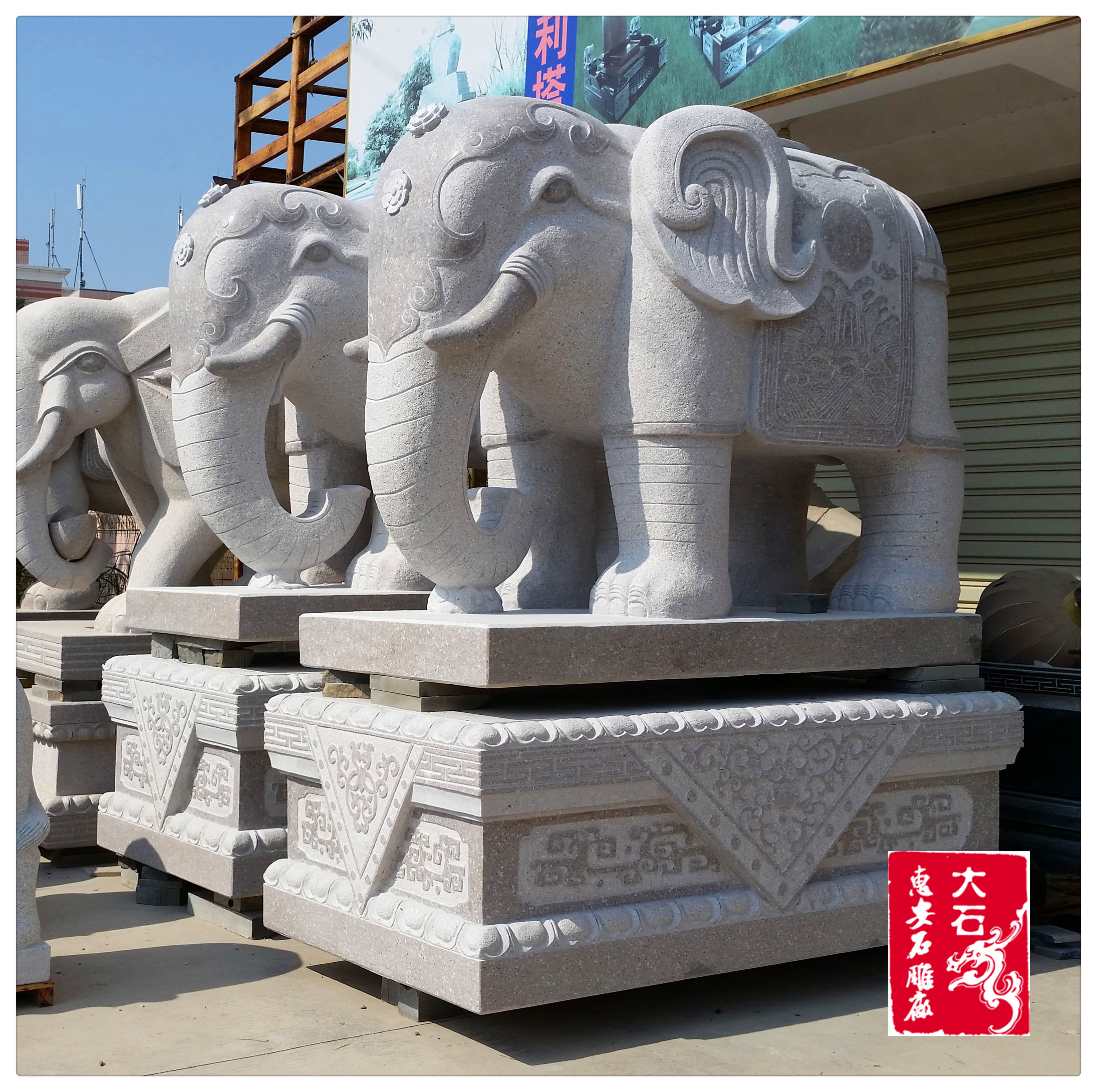 City Square Stone Sculpture Production Granite Figure Decoration 3D Character Carving