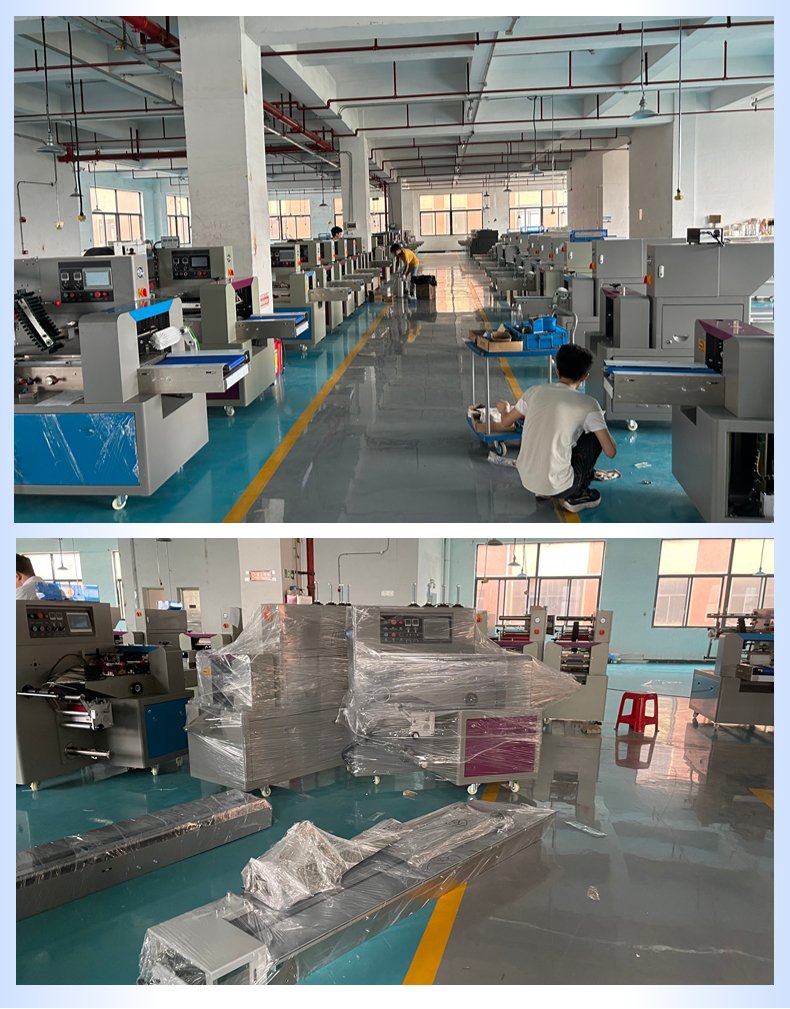 Fully automatic pillow type packaging machine, walnut, red jujube, snowflake pastry, single piece bagging and sealing mechanical equipment