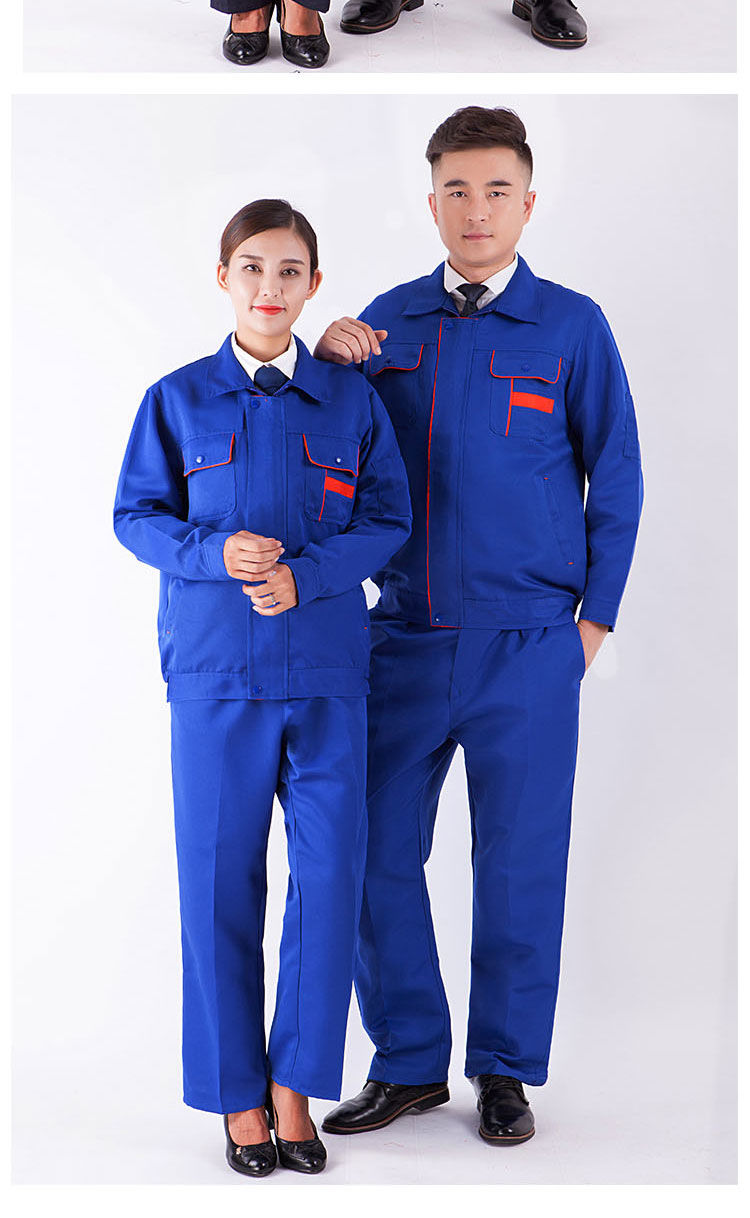 Autumn and winter polyester long sleeved engineering clothing, work clothes, top insulation, anti fouling printing, embroidery enterprise logo