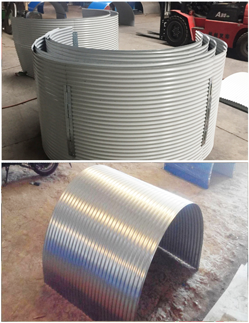 Small corrugated colored steel rain cover conveyor belt conveyor dust cover can be customized with different thicknesses