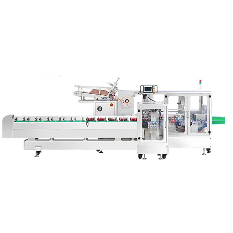 NBR-300L pillow type automatic cartoning machine Full automatic multi piece facial mask cartoning equipment Automatic counting packaging machine