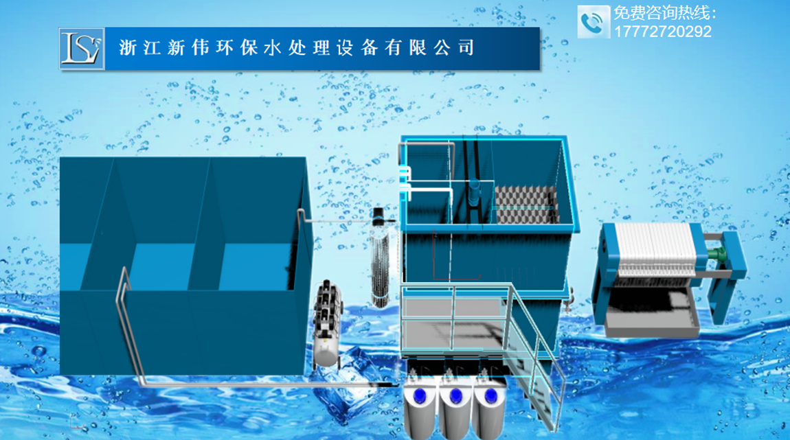 Surface integrated mechanical energy-saving, environmental protection, and high efficiency for physical and chemical wastewater treatment equipment in daily life and industry