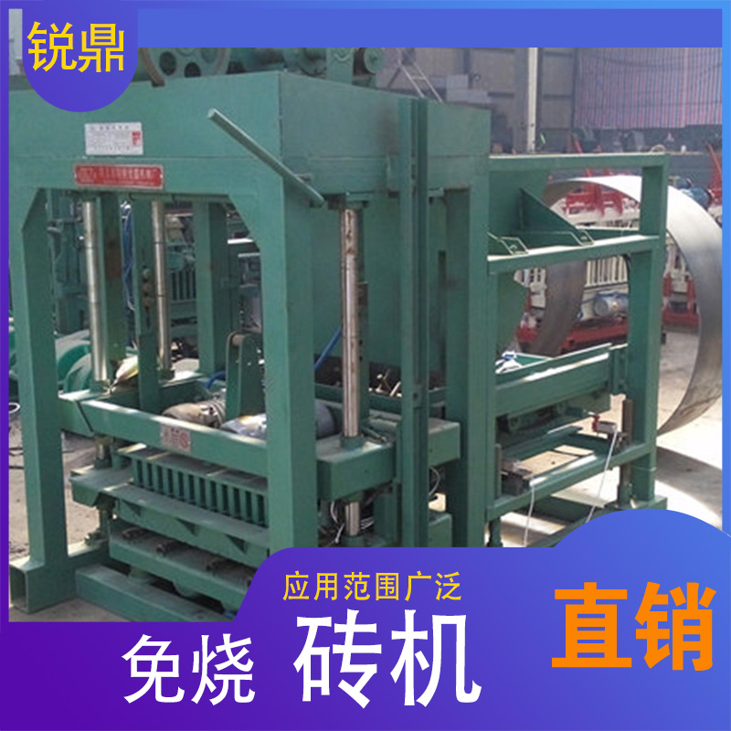 Small unburned cement brick machine, static pressure cushion block machine, standard brick, hollow brick making equipment, Ruiding Machinery