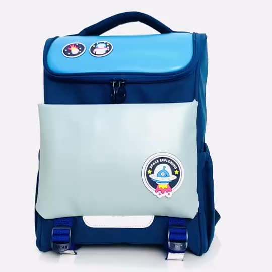 Korean version suitable for free wash backpacks for primary school students Shoulder protectors Children's backpacks Lightweight solid color primary school students' backpacks Customization