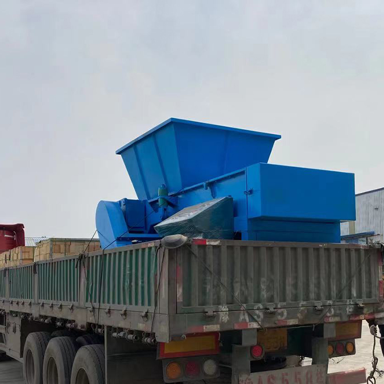 800 type single axis shredder recycling and crushing waste plastic machine head material hydraulic roller film shredder