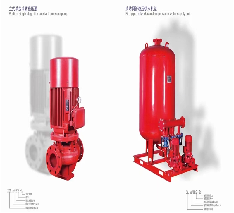 Vertical multi-stage fire stabilizing pump, mining fire network management, elegant water supply unit