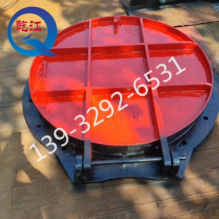 Anti backflow cast iron flap door, sewage culvert pipe, rainwater, sewage, anti backflow irrigation and drainage, automatic opening and closing, easy to install