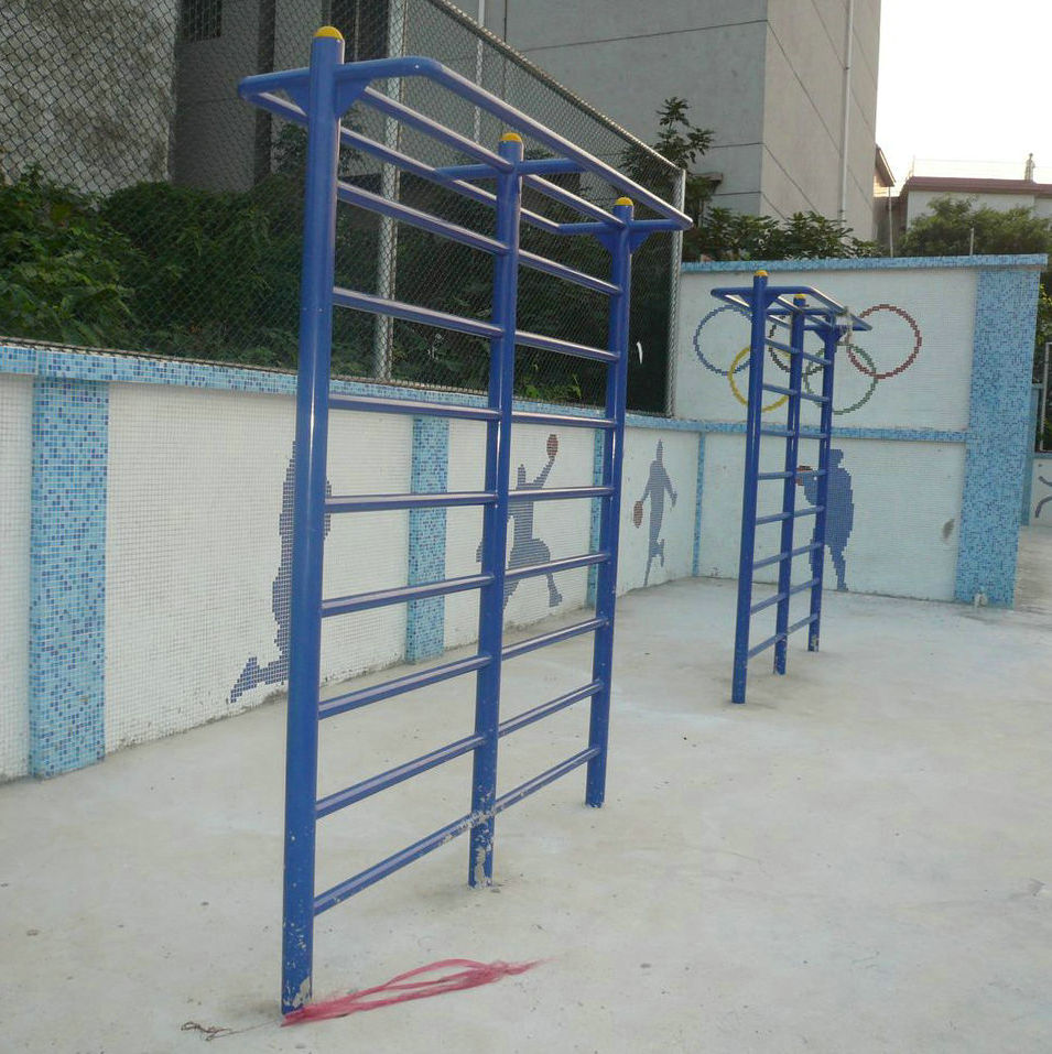 School sports equipment Uneven bars rib wooden frame combination path high school sports equipment manufacturer installation