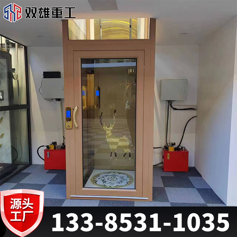 Shaft elevator, self built house, outdoor elevator, basement small debris elevator, electric lifting platform, hydraulic cargo elevator