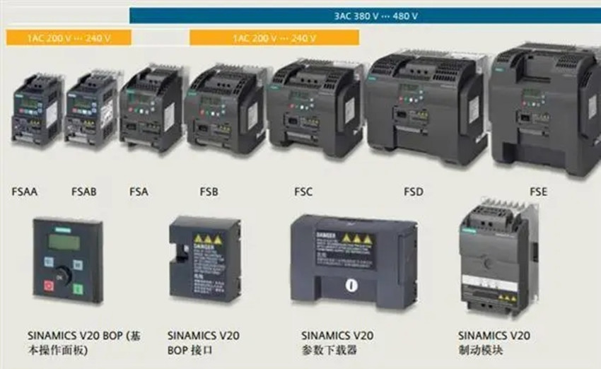 Siemens V20 frequency converter 6SL3210-5BE17/21/22/23/24/25/27/31-1/2/8/5UV0