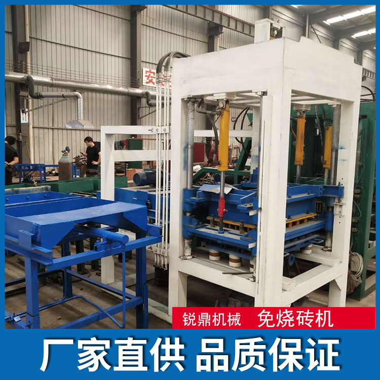 3-15 fully automatic hydraulic unburned brick machine cement support pad machine equipment Ruiding Machinery