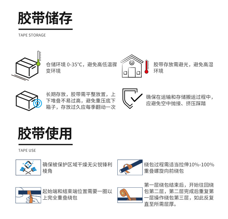 Aging resistant sealed insulation, electrical black tape, cable and wire joint binding, repair, and winding tape