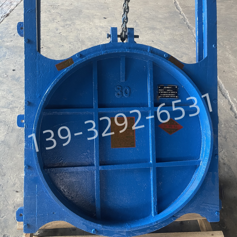 Copper embedded cast iron circular gate pipeline water stop gate sewage treatment farmland irrigation water gate municipal engineering supporting facilities