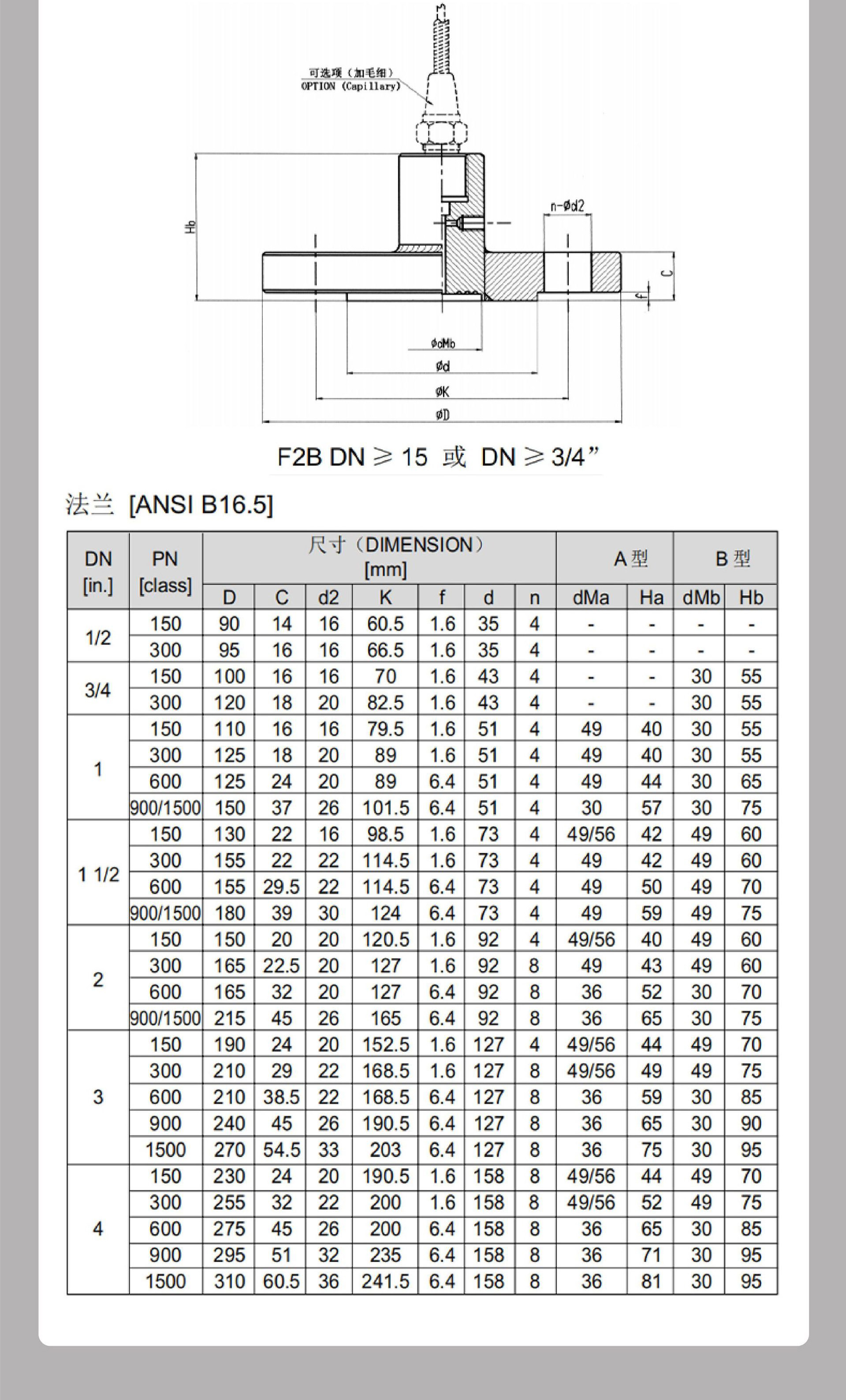 Zhuoran Tiangong diaphragm pressure gauge with flange connection, stainless steel shockproof, corrosion-resistant, high-temperature resistant, high-precision vacuum gauge