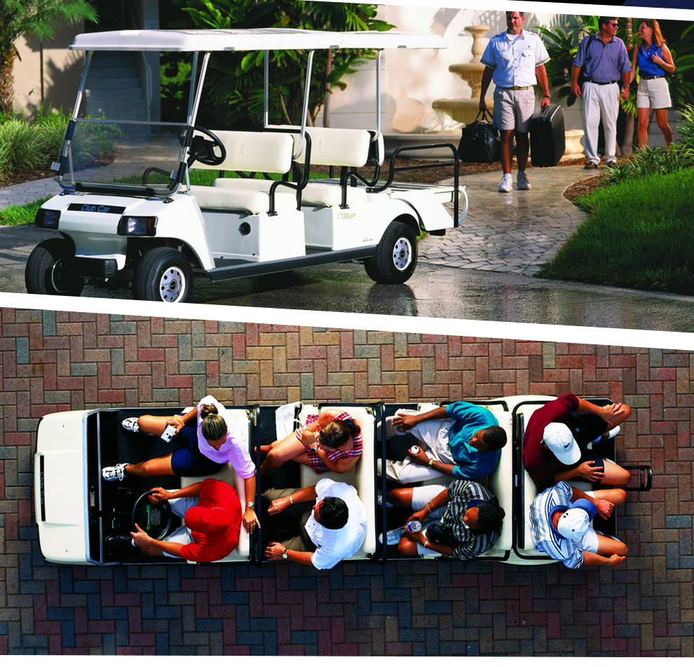 Imported electric golf cart Clubcar Customized multifunctional delivery cart Linen cart Ferry L8