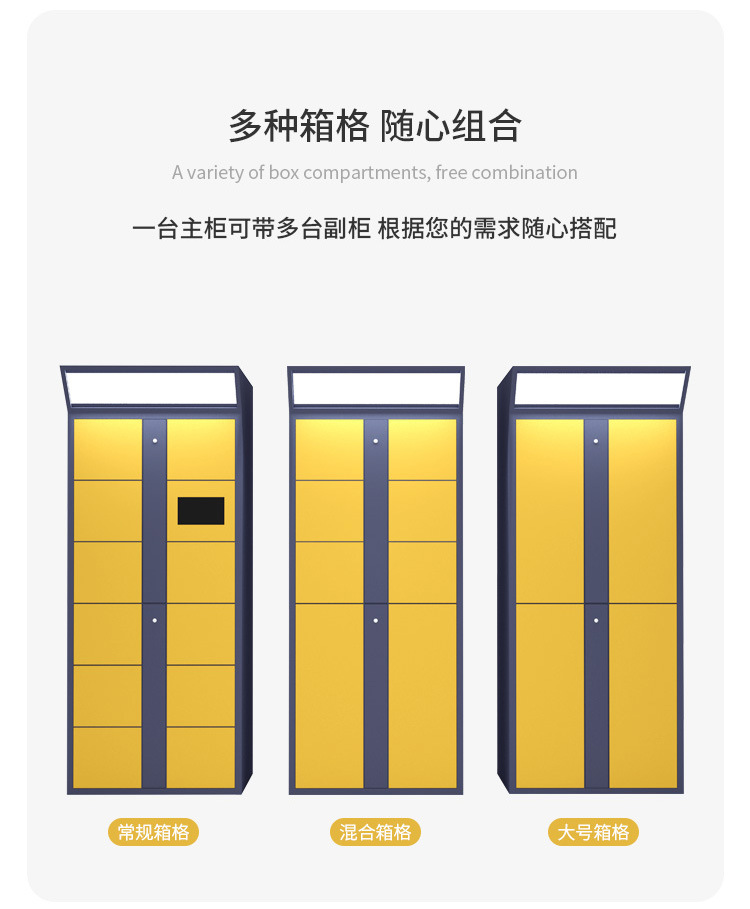 Sansenwo Station Luggage Scenic Area Hotel Airport Parcel Cabinet Intelligent Modern Simple WeChat Transparent Storage Cabinet