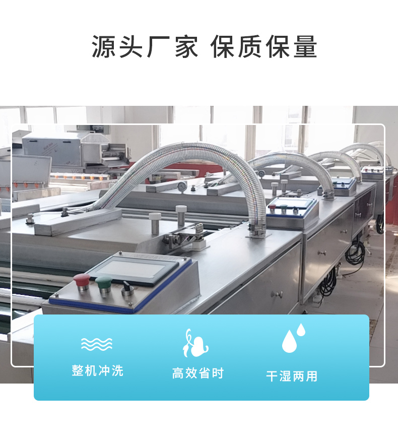 Full automatic Vacuum packing machine for pickled Chinese cabbage customized continuous packaging machine with moisture food packaging equipment