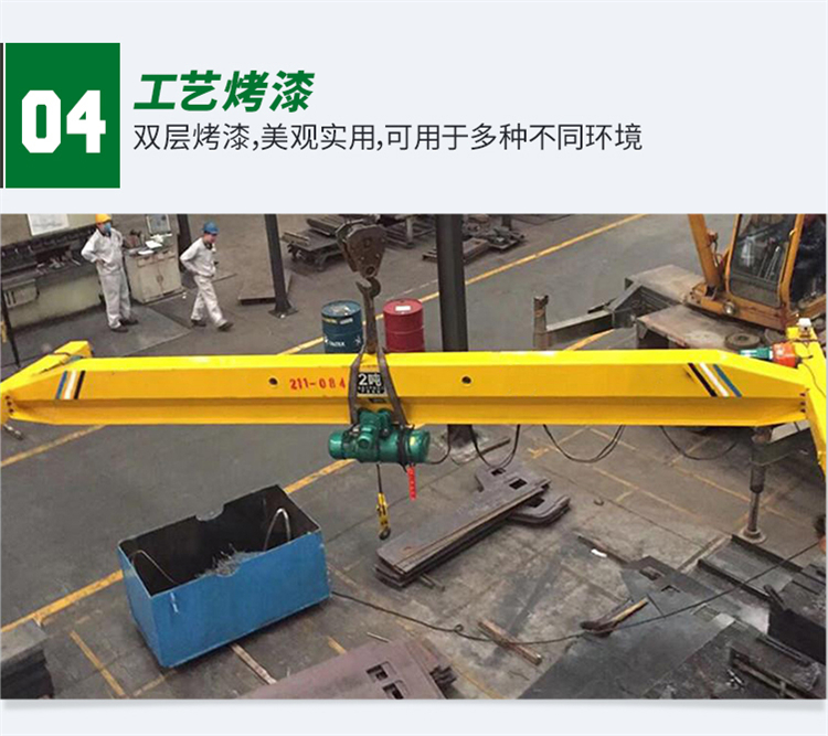 Electric Overhead crane for 20t single beam traveling crane for building steel structure workshop 17 years Source manufacturer