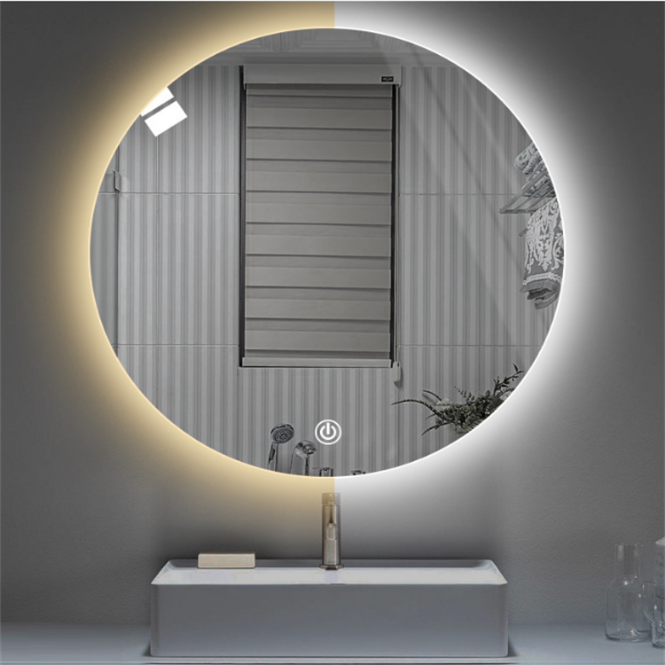 Customized tempered mirrors are suitable for hotels, homestays, supermarkets, bathrooms, and high-end silver mirrors with intelligent LED lights