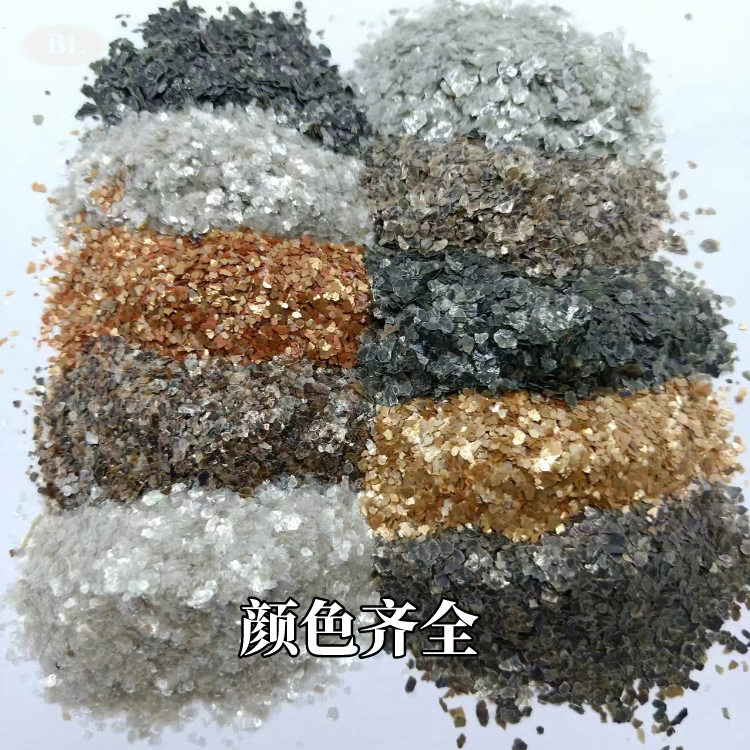 Color natural rock flake manufacturer, rock flake paint, interior and exterior wall coatings, real stone paint, nail enhancement, etc