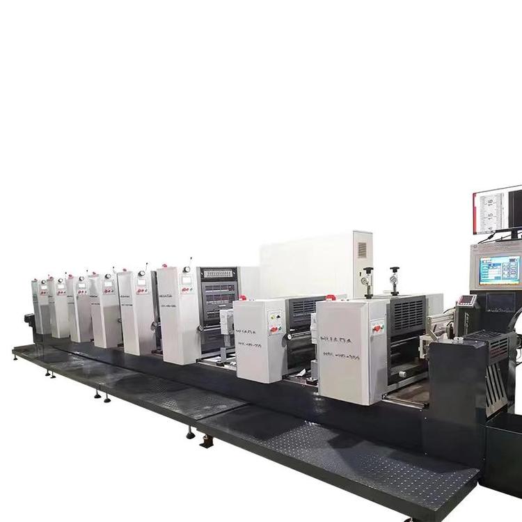 Huada Machinery 6-color rotary label printing machine, self-adhesive trademark printing machine, fast delivery