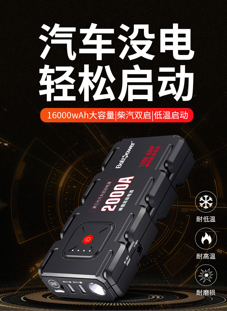 Electric General G21 New 800A Automotive Emergency Start Power Supply Portable Mobile Backup Power Supply Manufacturer