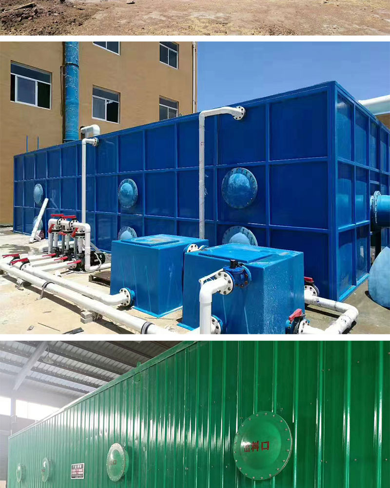 Zhenkuo fiberglass deodorization box biological filter for aquaculture wastewater, odor and waste gas biological purification box