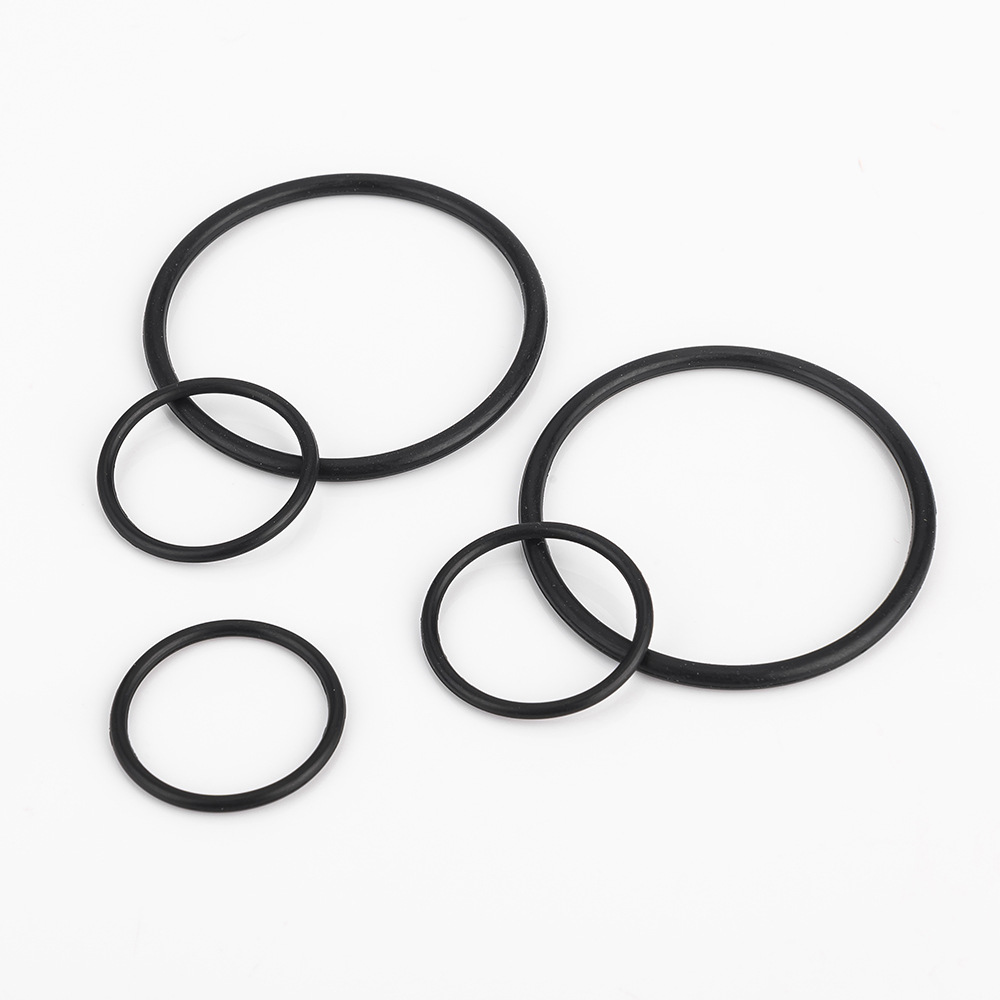 Wholesale fluorine rubber O-ring with a diameter of 2 and an outer diameter of 5-100. High temperature and oil resistant O-ring oil seal