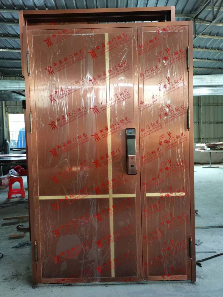 铜门 现代新中式别墅入户门 农村自建房铜大门 现货可定制