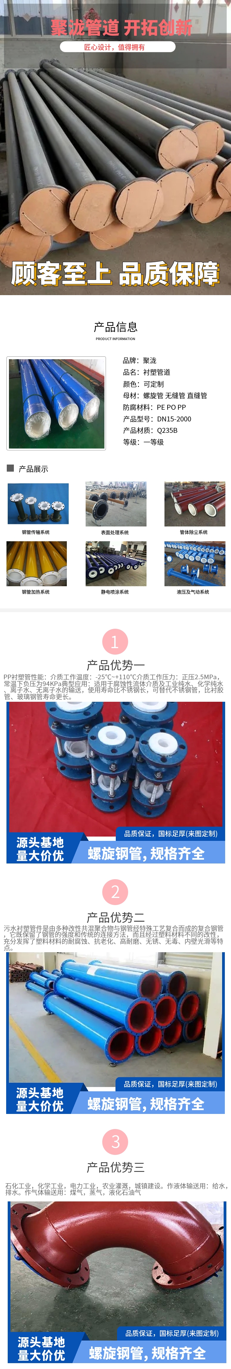 Julong has great potential for supplying steel lined plastic butt welded reducing pipes for fire sprinkler, heating, general use, energy conservation, and environmental protection