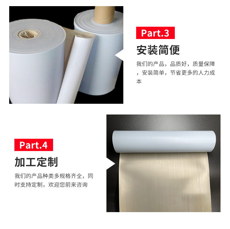 Teflon film PTFE winding tape PTFE insulation film adhesive series silicone high-temperature resistant film manufacturer