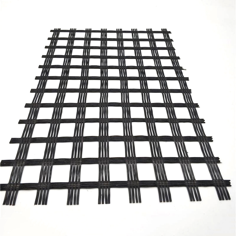 Glass fiber grating for reinforcement of old asphalt concrete pavement