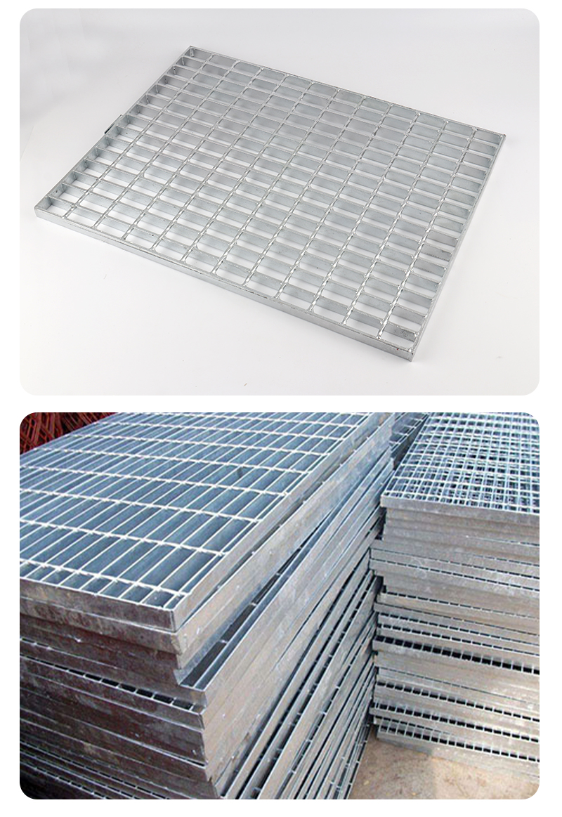 Galvanized steel grating sewage treatment platform step steel grating plate rainwater grate