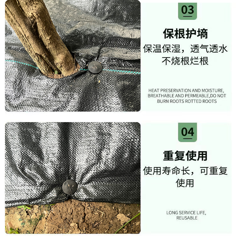 Kailizi perforated ground cloth, grass proof cloth, agricultural orchard grass suppression cloth, garden moisturizing and durable grass covering cloth, support customization