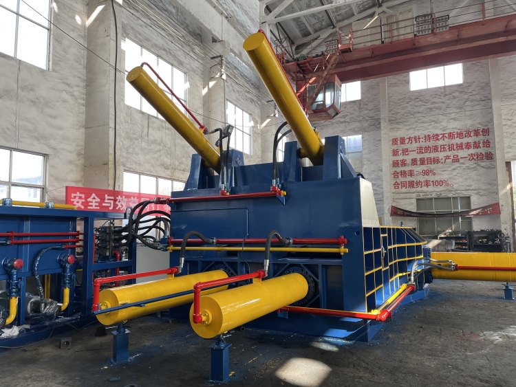 630吨高压高密度液压500吨废料铜制板打包机机器 冶金液 压工厂