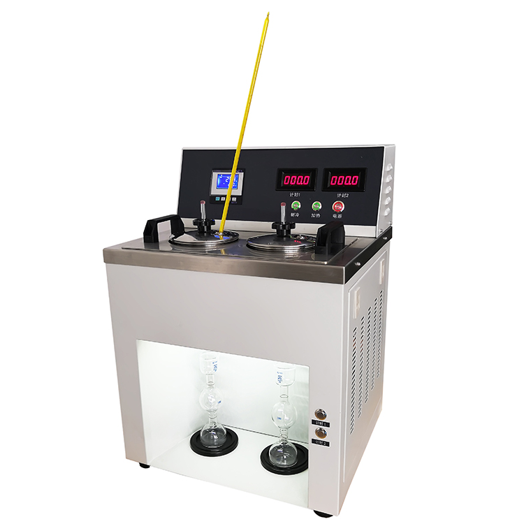 Huazheng Enguera viscometer Double tube refrigeration full-automatic viscosity tester HZND-1N