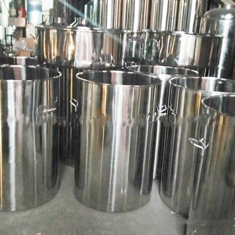 Juyu inclined edge 304 stainless steel conical hopper storage tank funnel fermentation barrel can be customized