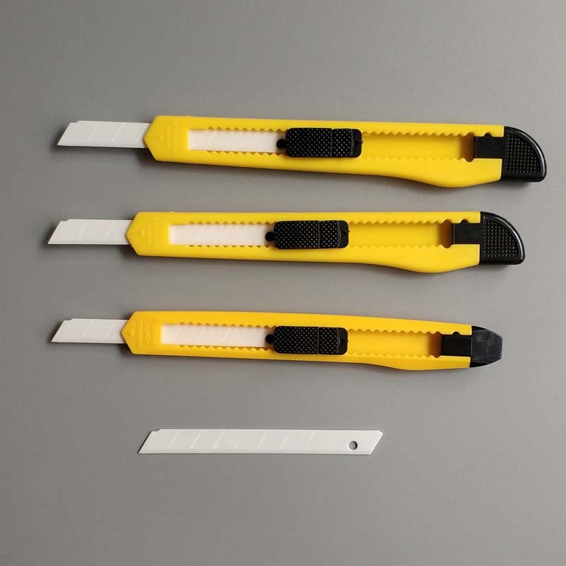 Hardware tools, wallpaper blades, box mounted blades, sharp, durable, insulated, high-temperature resistant ceramic art blades, 9mm