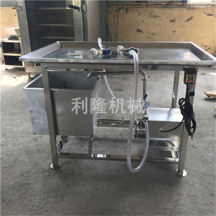 Lilong Double Gun 8-Needle Manual Salt Water Injection Machine Platform Stainless Steel Injection Equipment Chicken Duck Injection