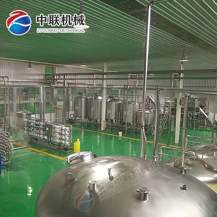 中联机械提供整套无花果醋饮料生产线 小型西瓜醋饮料加工设备