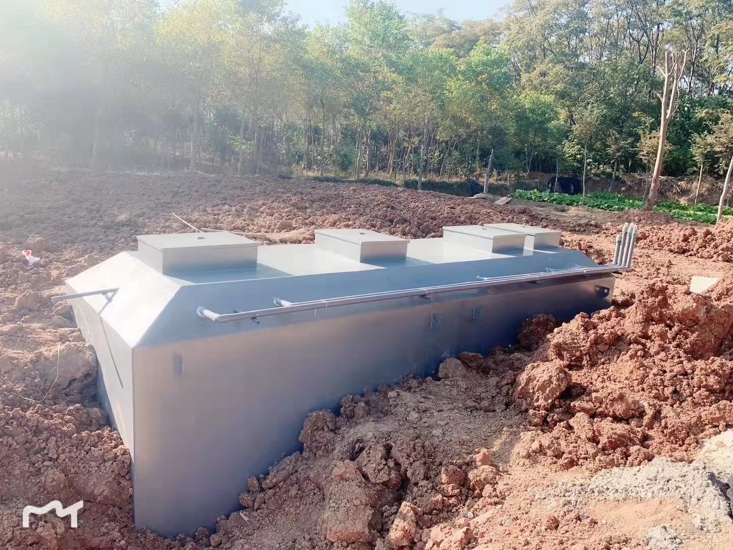 Underground living equipment integrated sewage treatment equipment rural sewage renovation