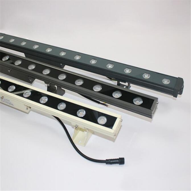 Yellow LED 18W strip light is cheap and good. Line light made of aluminum alloy material, flexible wall washing light