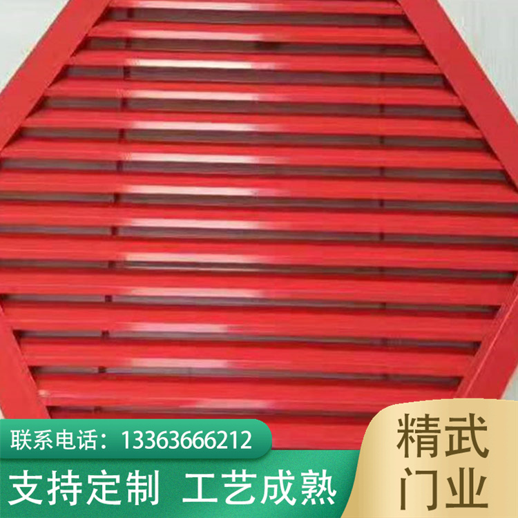 Ventilation and waterproof metal louvers production and sales, sold on demand, zinc steel louvers in residential areas