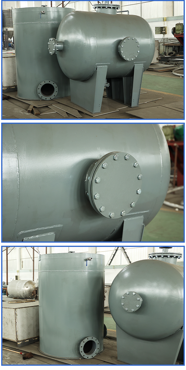 Stainless steel storage tank, 316L chemical storage tank, large volume liquid storage tank, with good vacuum sealing performance