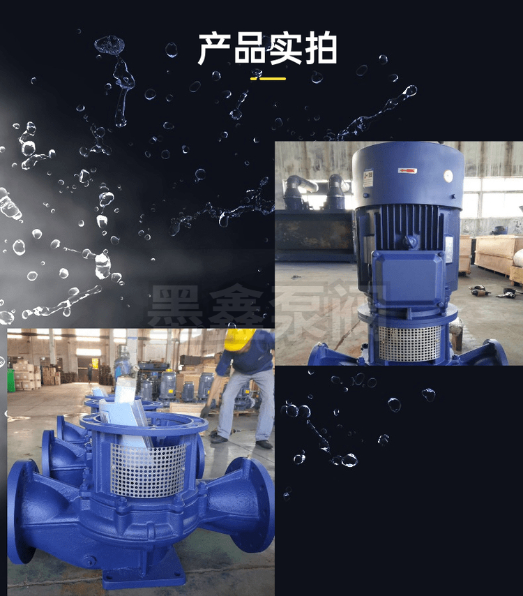 Moxin ISGB single stage single suction detachable pipeline pump detachable vertical pipeline booster centrifugal pump