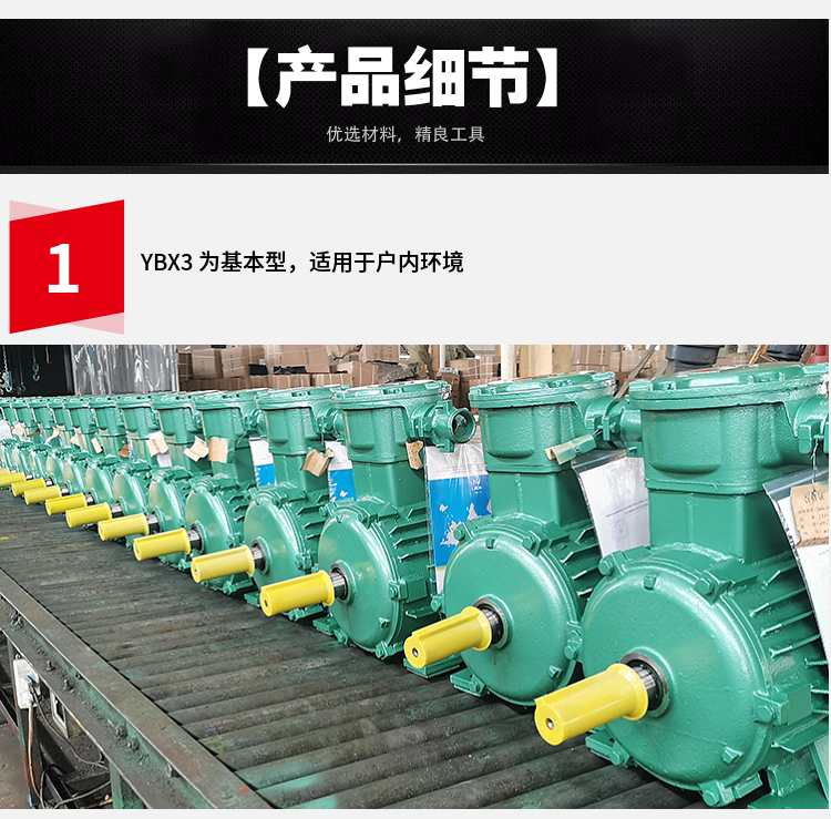 Explosion-proof three-phase asynchronous explosion-proof motor YB3/YBX3-355L-6-250KW Exd Ⅱ BT4 horizontal and vertical