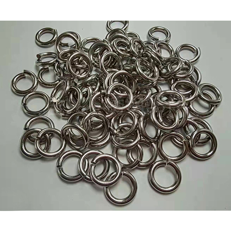 Spot stainless steel double ring jewelry ring key ring double ring spring ring metal key ring electroplating