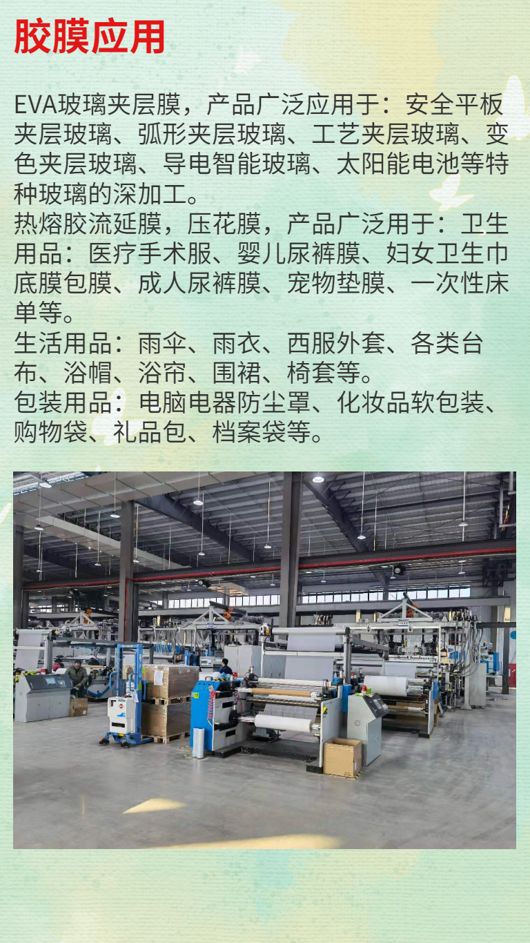 Jinwei POE Solar Packaging Adhesive Film Equipment Poe Hot Melt Adhesive Production Line