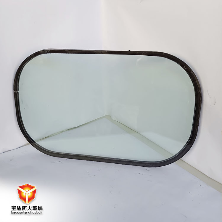 Baodun fireproof partition, inorganic crystal silicon fireproof glass, non yellowing, good weather resistance