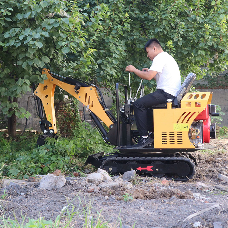 Small excavator micro digging orchard farm trenching and sand digging machine, multi-purpose Kejie